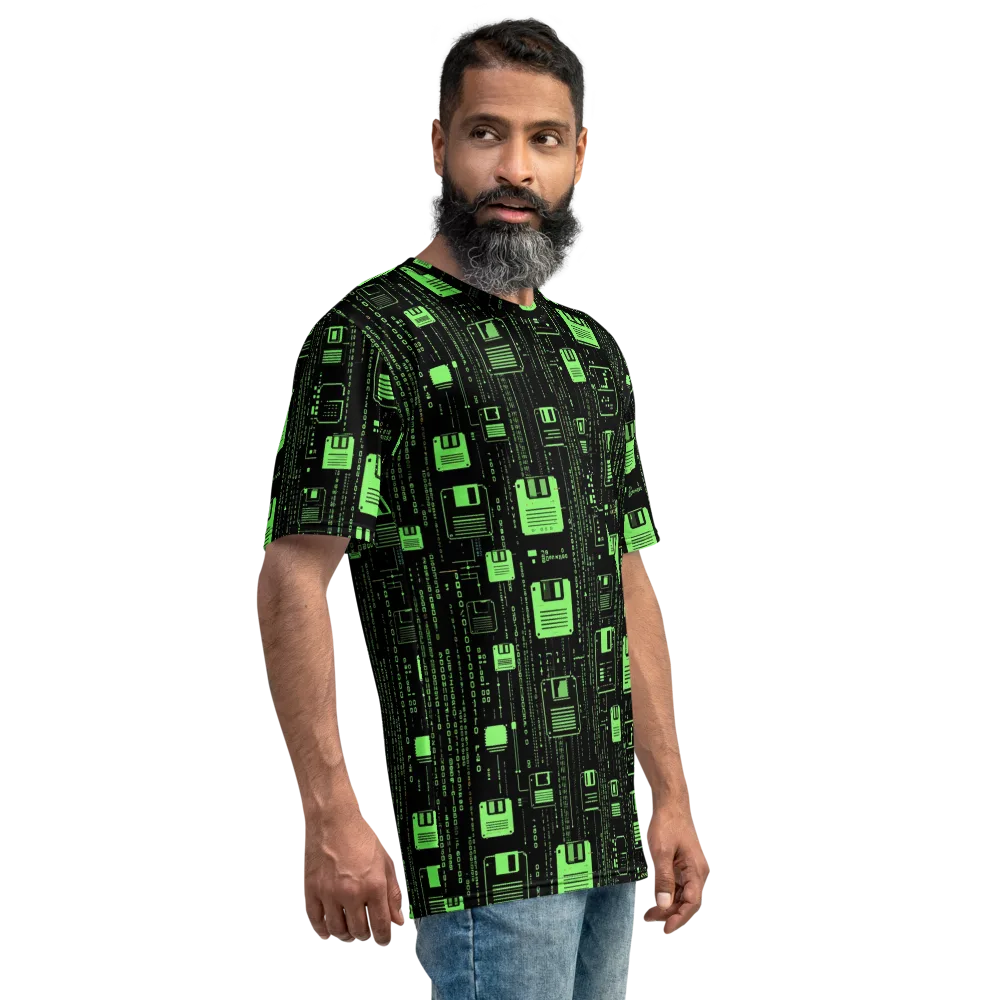 Neon Archive on Men's Crew Neck T-Shirt — Right