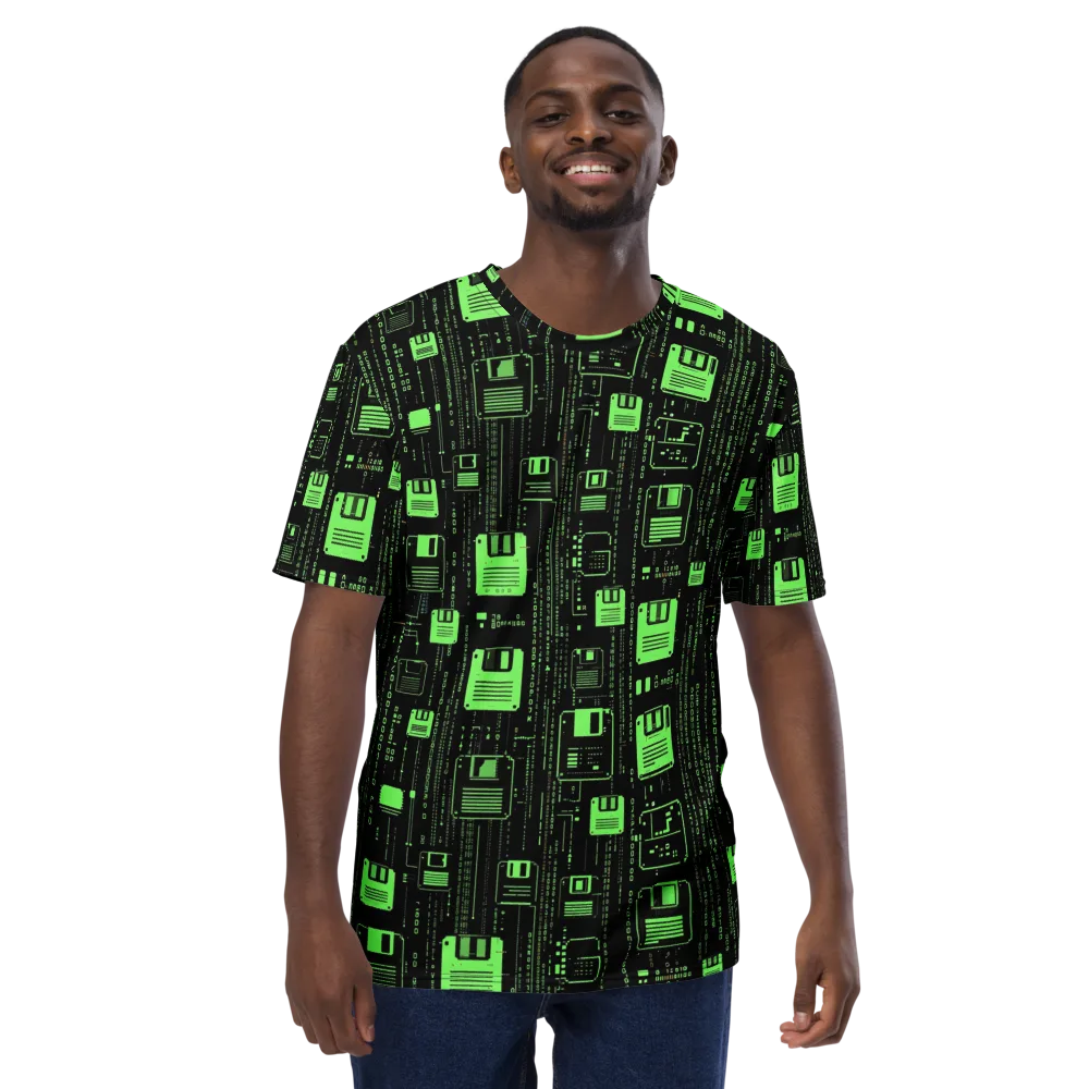 Neon Archive on Men's Crew Neck T-Shirt — Front