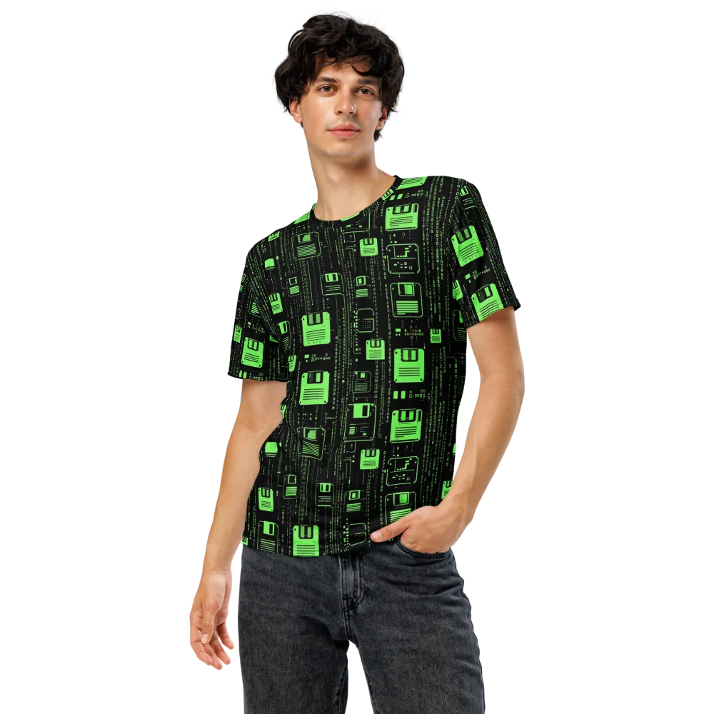 Neon Archive on Men's Crew Neck T-Shirt — Front
