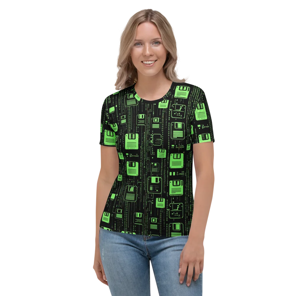 Neon Archive on Women's Crew Neck T-Shirt — Front