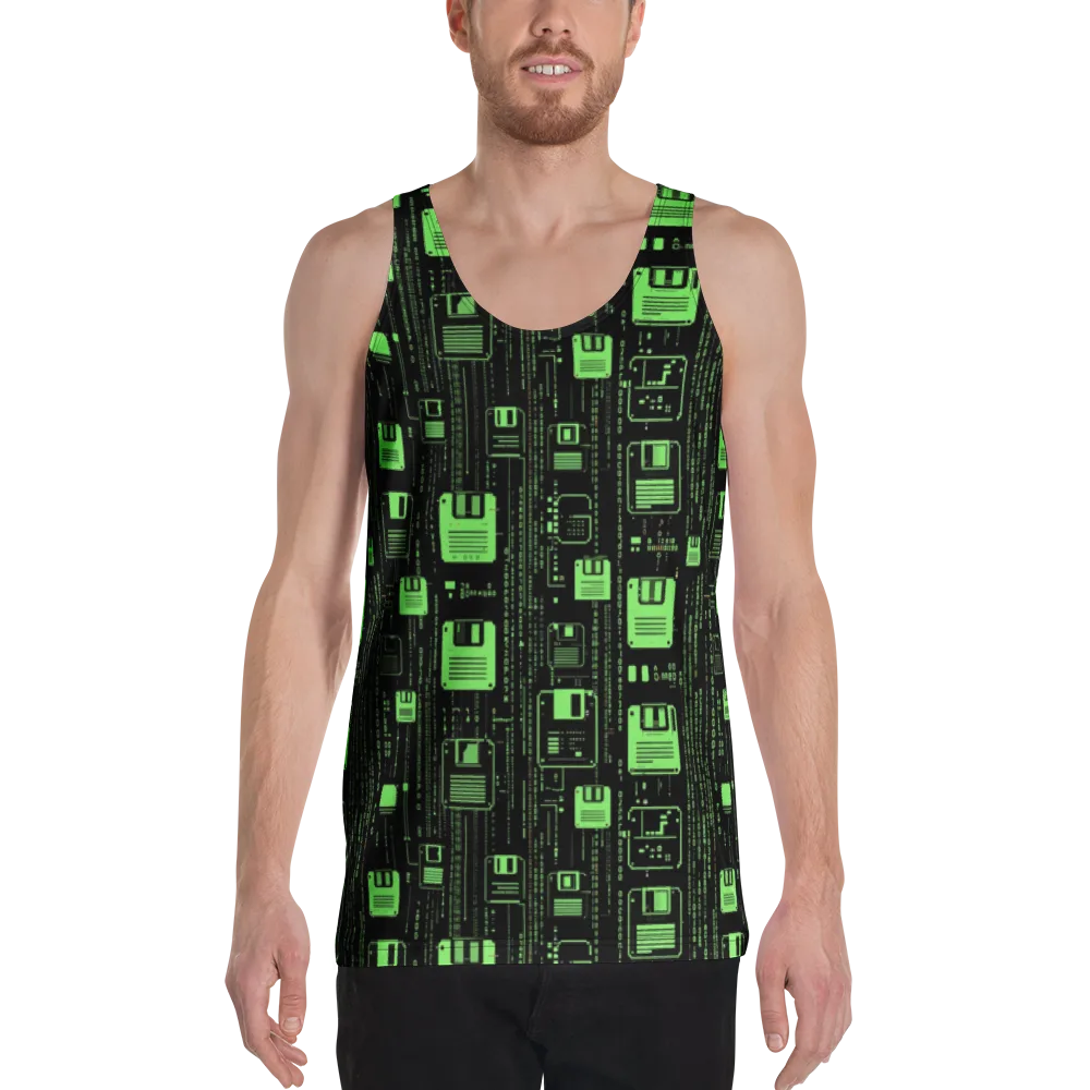 Neon Archive on Men's Tank Top — Front