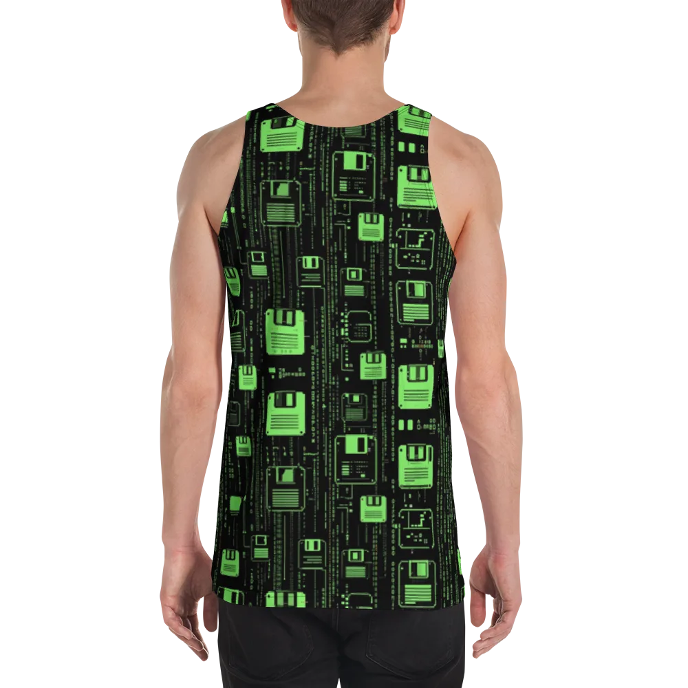 Neon Archive on Men's Tank Top — Back