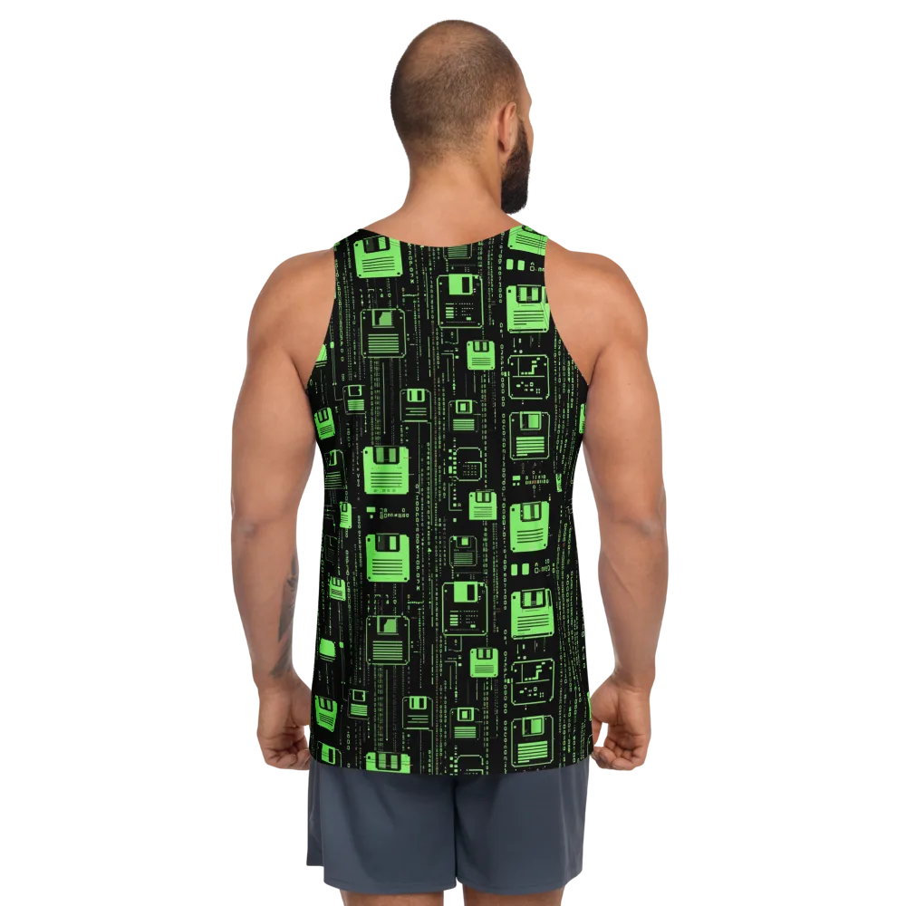Neon Archive on Men's Tank Top — Back