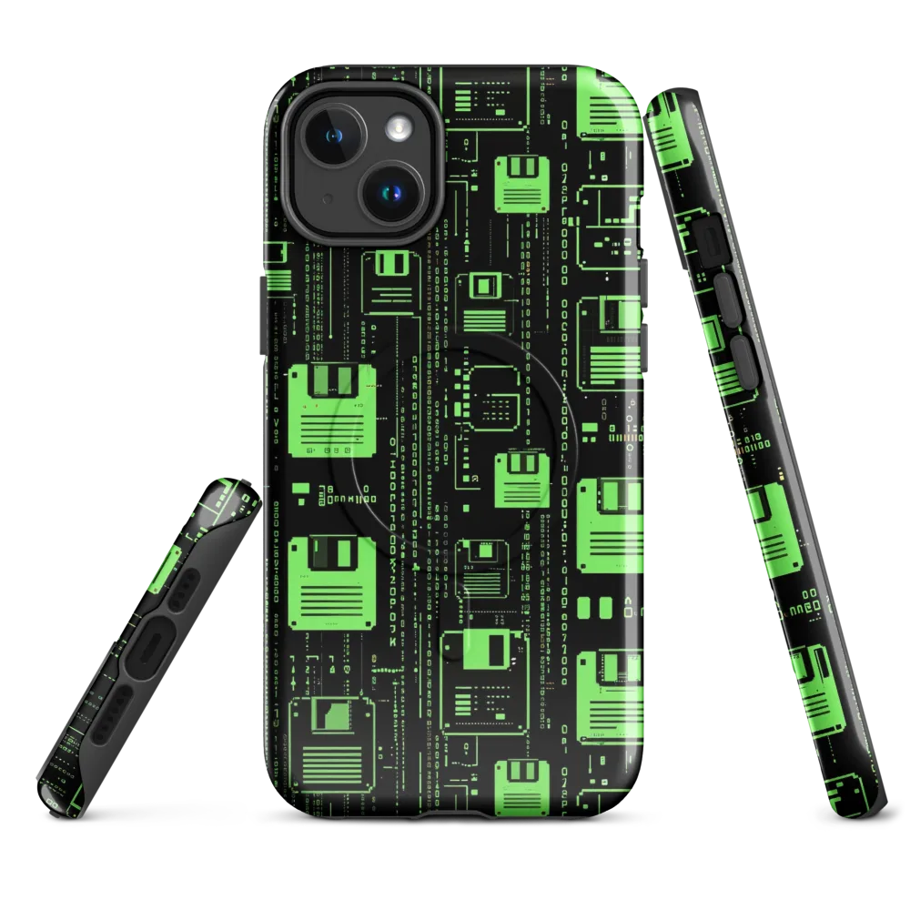 Neon Archive on MagSafe Tough Case for iPhone® — Front