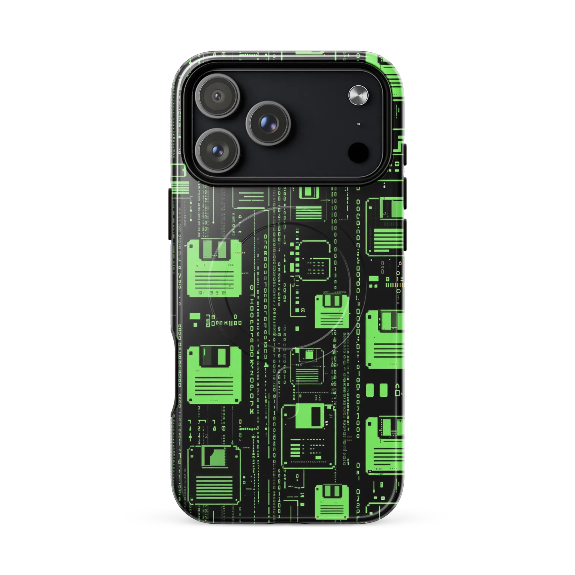 Neon Archive on MagSafe Tough Case for iPhone® — Front