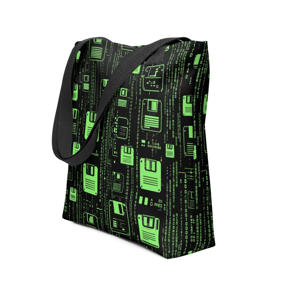 Neon Archive on Tote Bag — Front