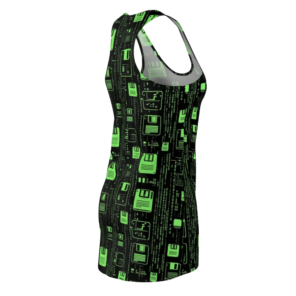 Neon Archive on Racerback Dress — Back Side