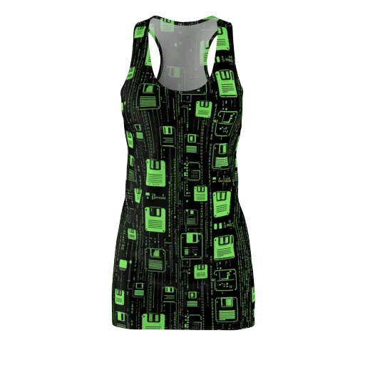 Neon Archive on a Racerback Dress
