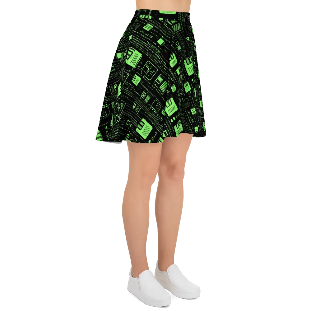 Neon Archive on Skater Skirt — Right