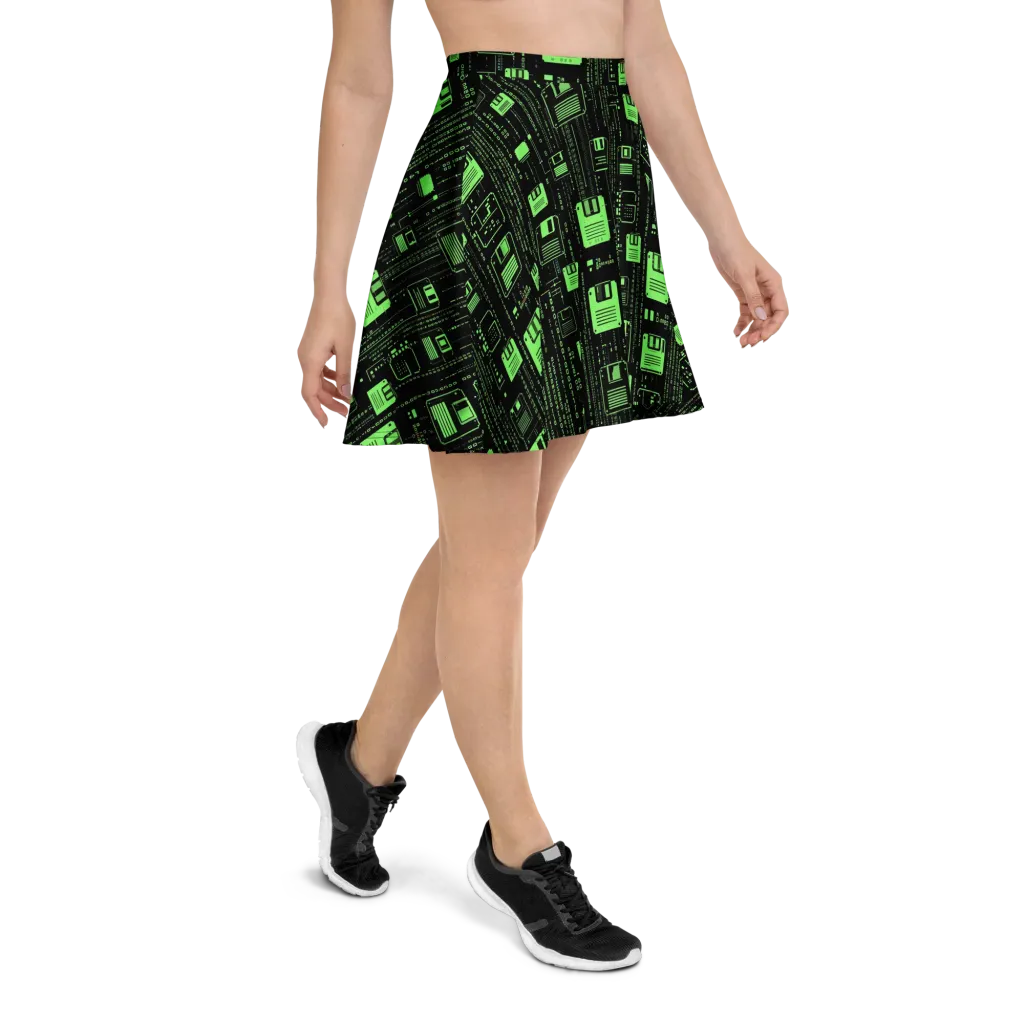 Neon Archive on Skater Skirt — Right