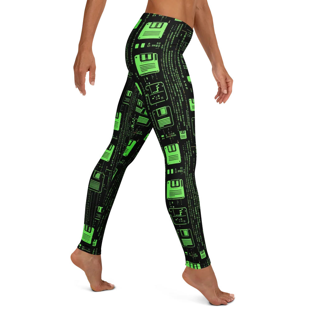 Neon Archive on Leggings — Right