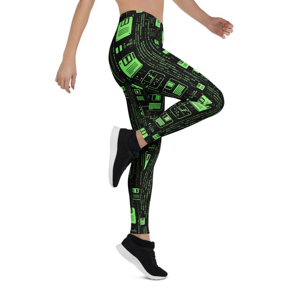Neon Archive on Leggings — Right
