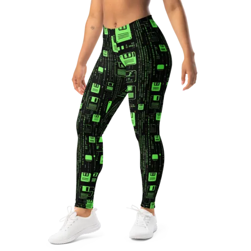 Neon Archive on a Leggings