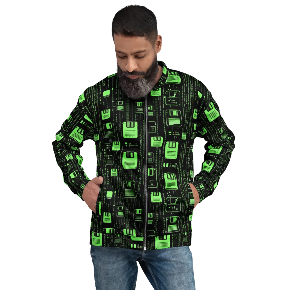 Neon Archive on Bomber Jacket — Front