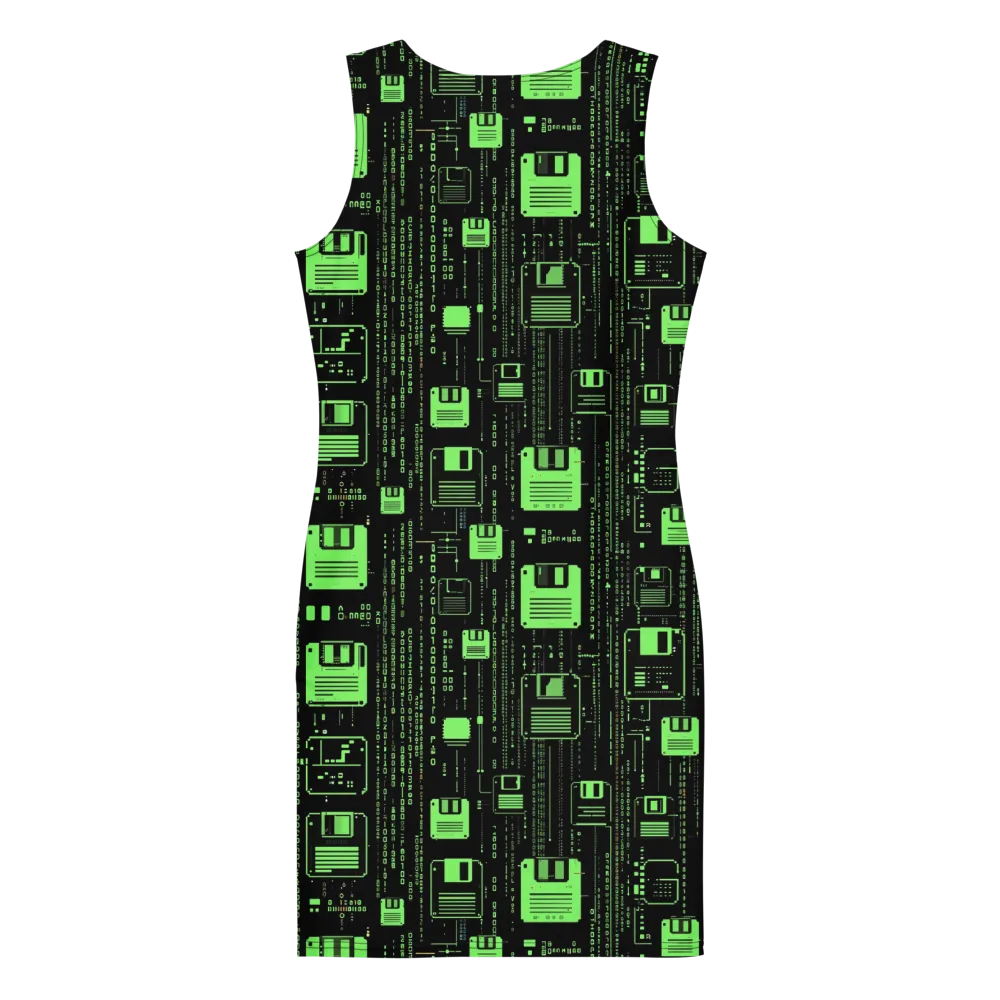 Neon Archive on Bodycon Dress — Back