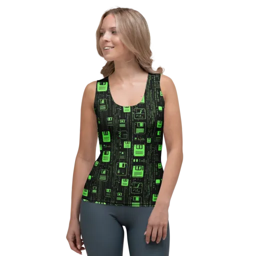 Neon Archive on a Women's Tank Top