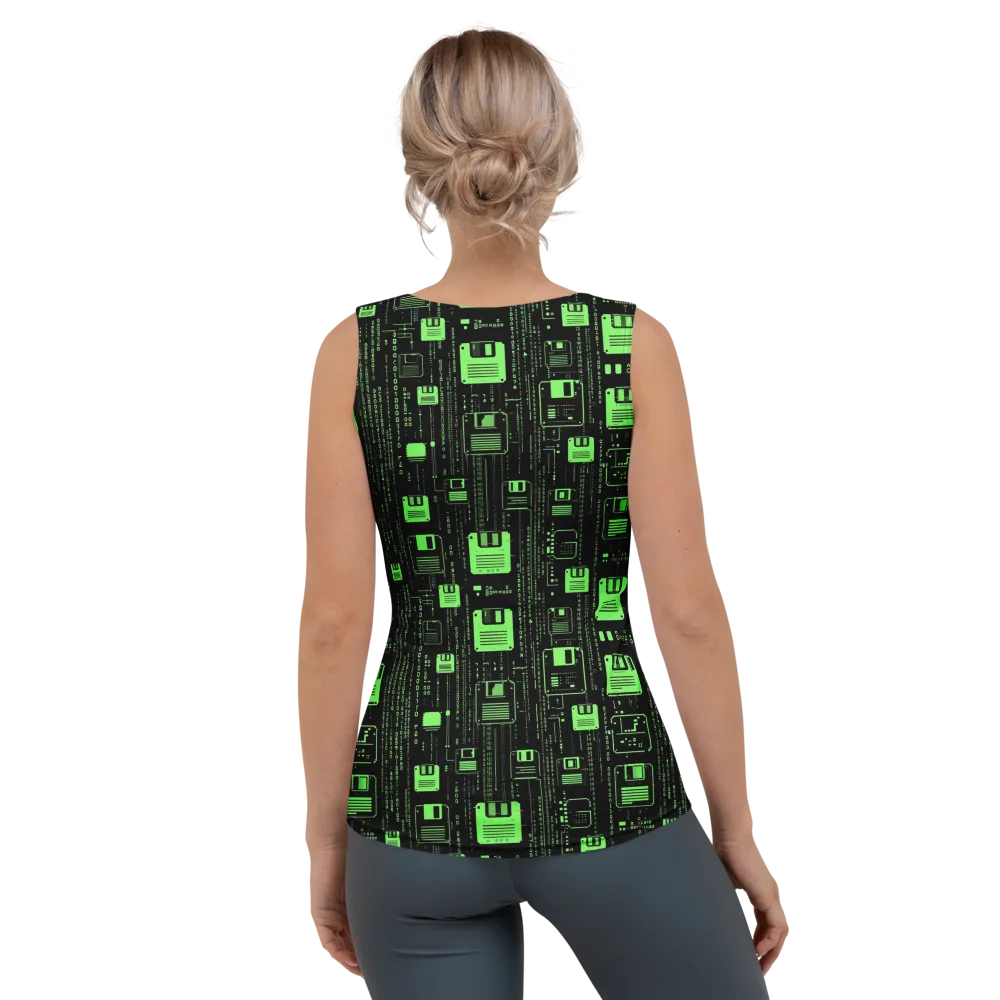 Neon Archive on Women's Tank Top — Back