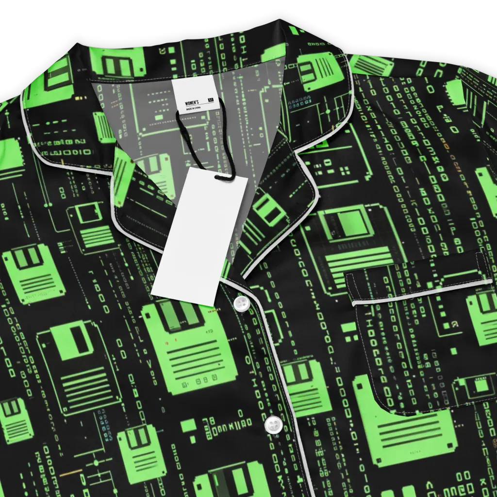 Neon Archive on Women's Short Sleeve Pajama Top — Product details