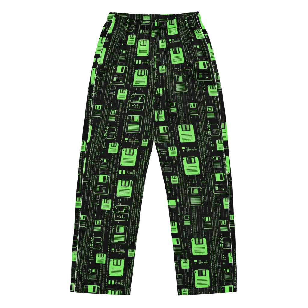 Neon Archive on Women's Pajama Pants — Front