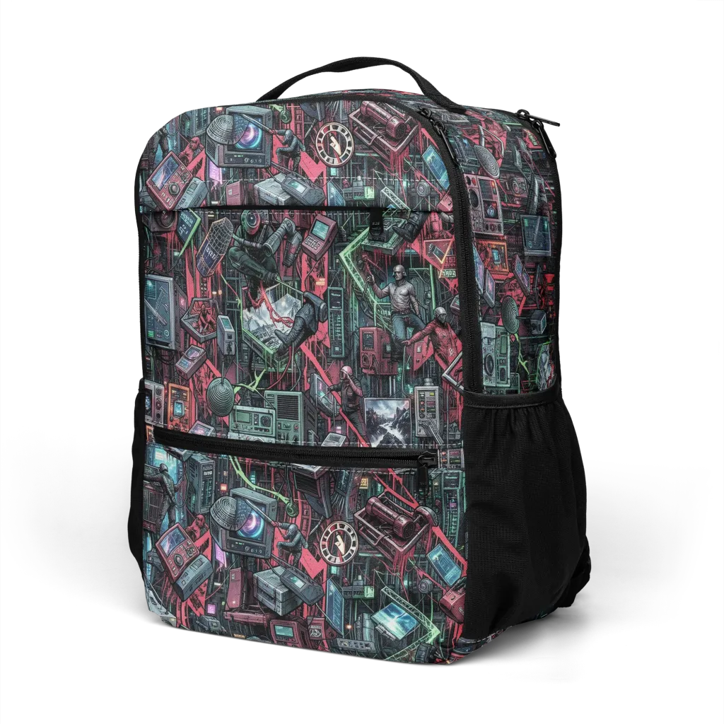 Circuit Catacomb on Utility Backpack — Left Front