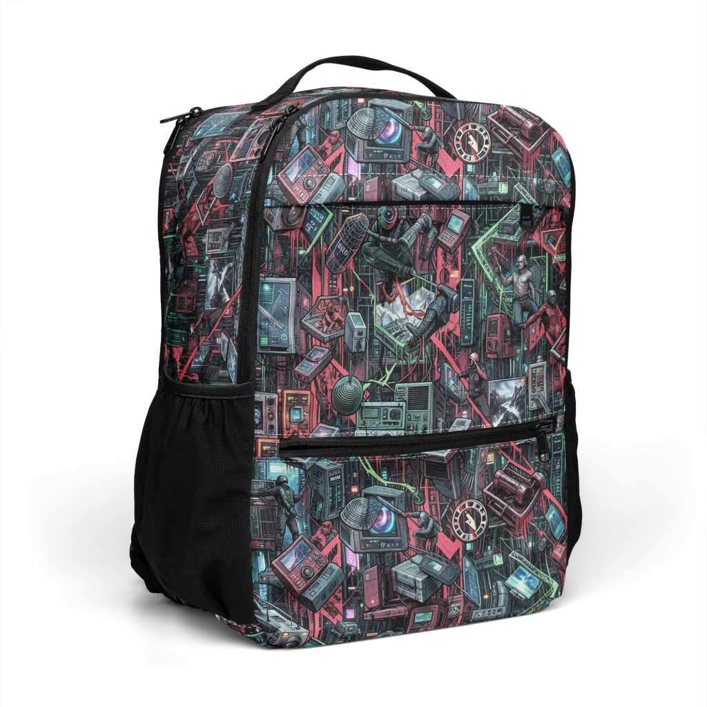 Circuit Catacomb on Utility Backpack — Right Front