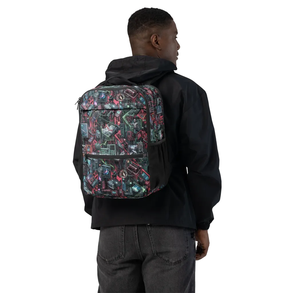Circuit Catacomb on Utility Backpack — Back