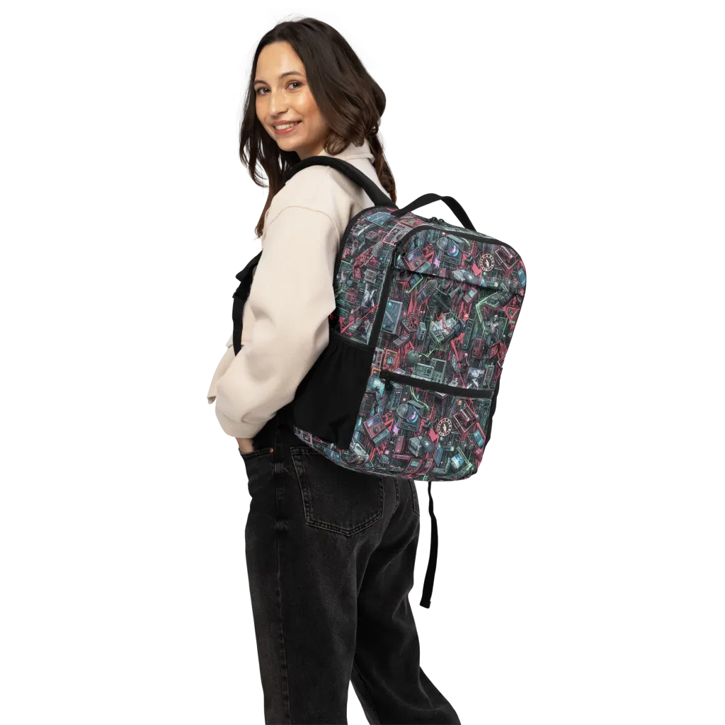 Circuit Catacomb on Utility Backpack — Back