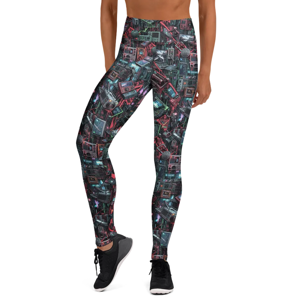 Circuit Catacomb on Yoga Leggings — Front