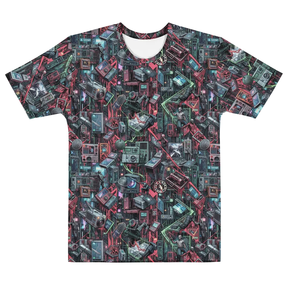 Circuit Catacomb on Men's Cotton Crew Neck T-Shirt — Front