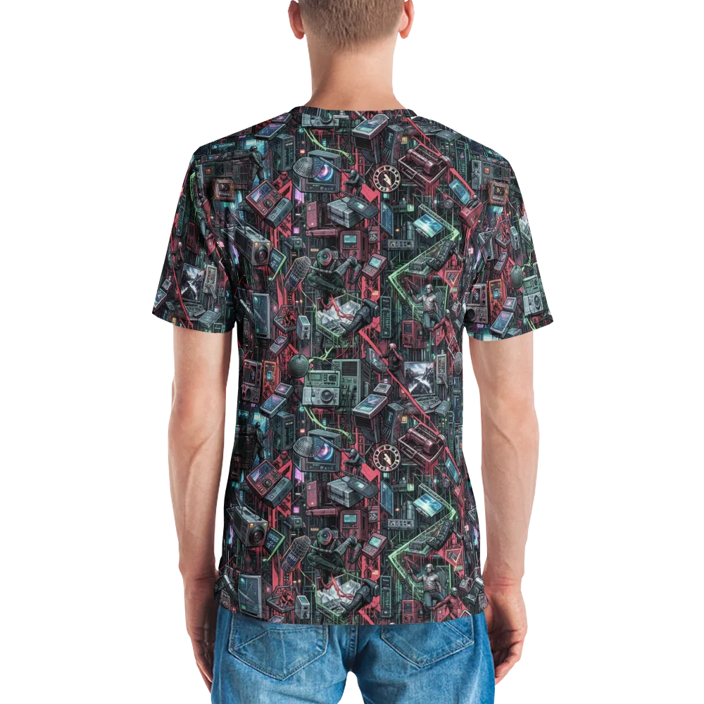 Circuit Catacomb on Men's Crew Neck T-Shirt — Back