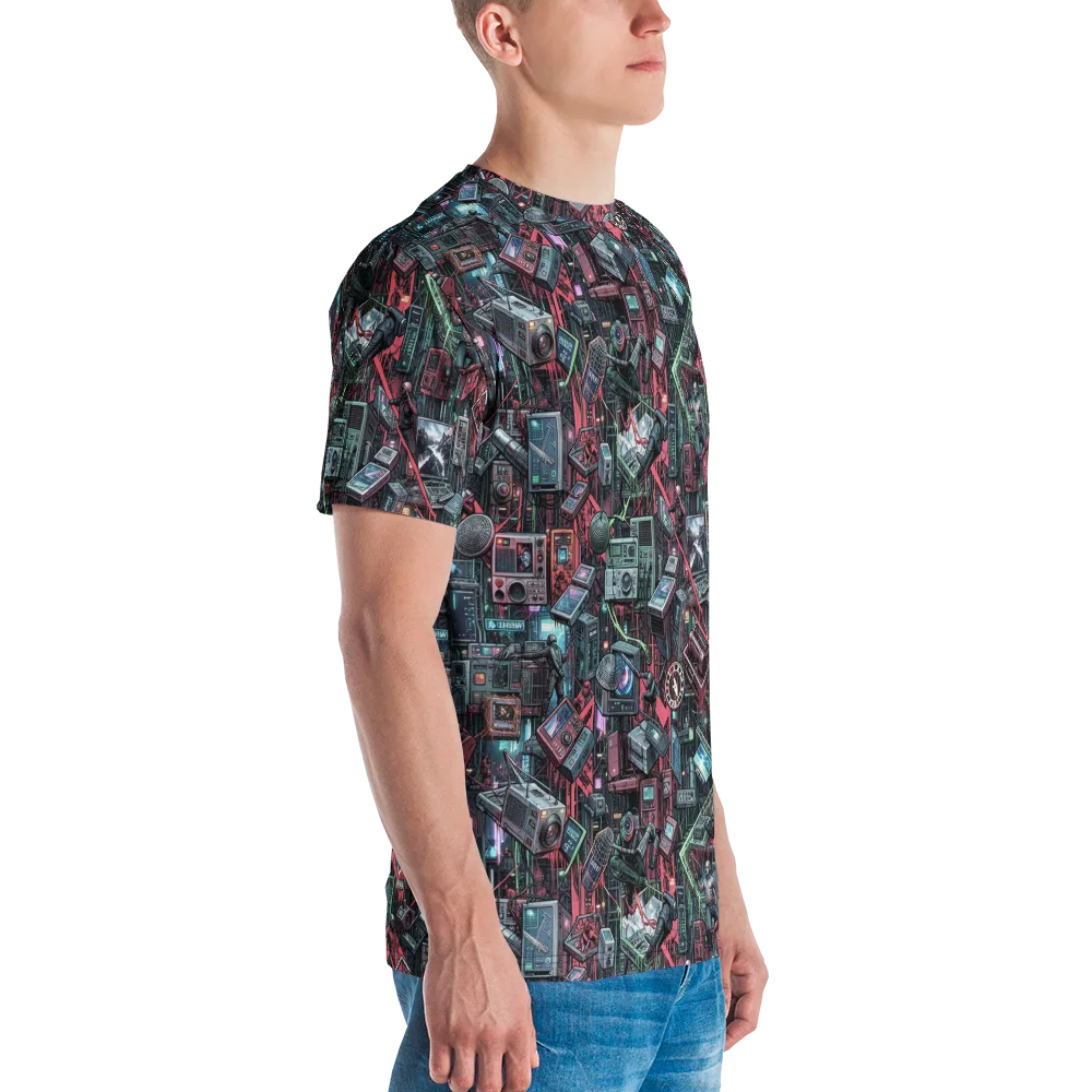 Circuit Catacomb on Men's Crew Neck T-Shirt — Right