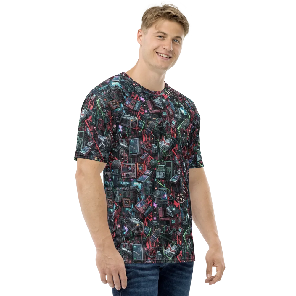 Circuit Catacomb on Men's Crew Neck T-Shirt — Right