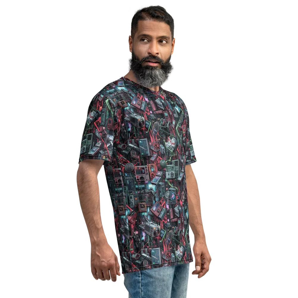 Circuit Catacomb on Men's Crew Neck T-Shirt — Right