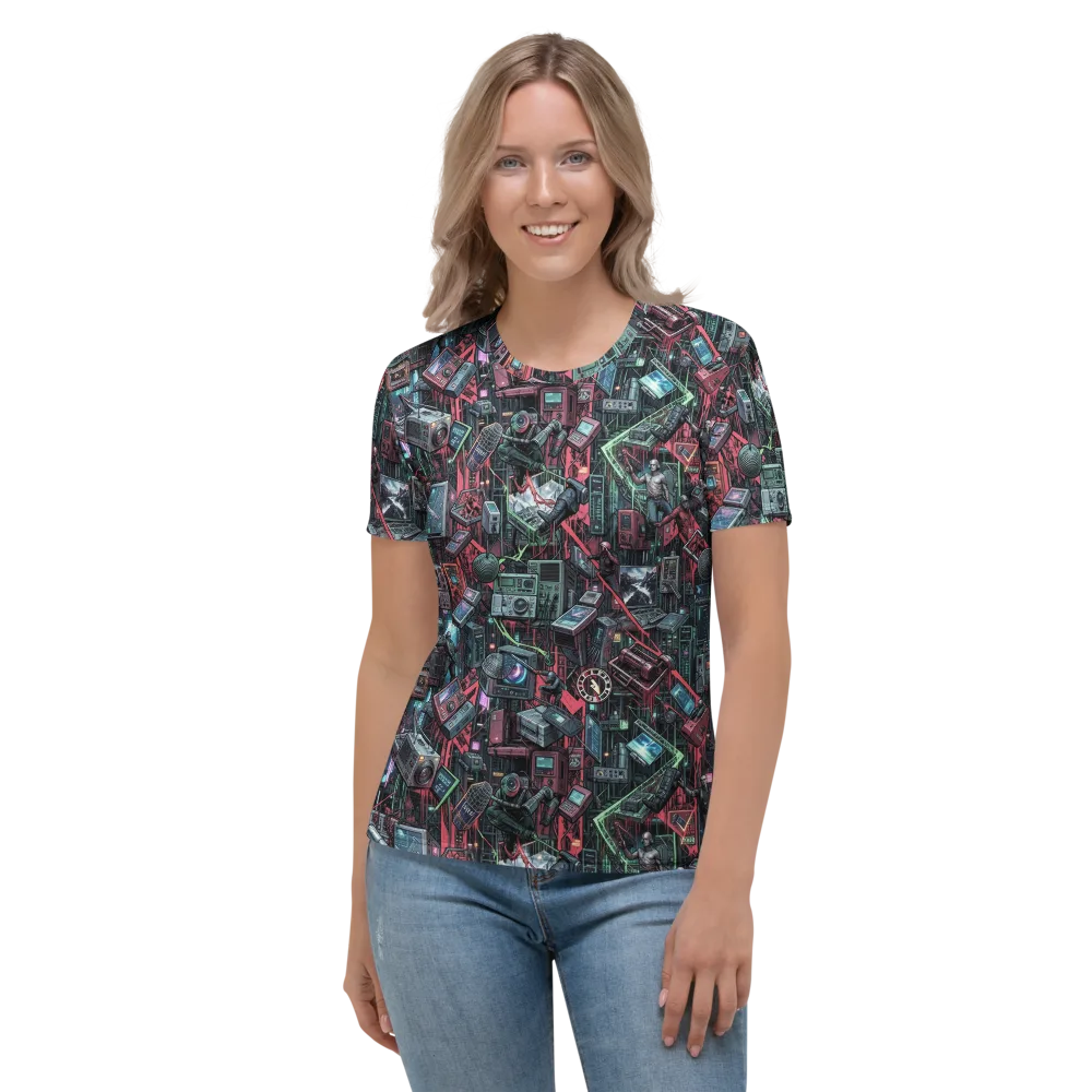 Circuit Catacomb on Women's Crew Neck T-Shirt — Front