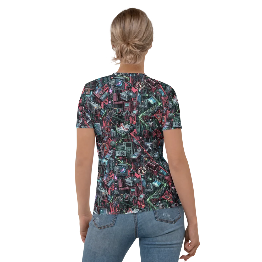 Circuit Catacomb on Women's Crew Neck T-Shirt — Back