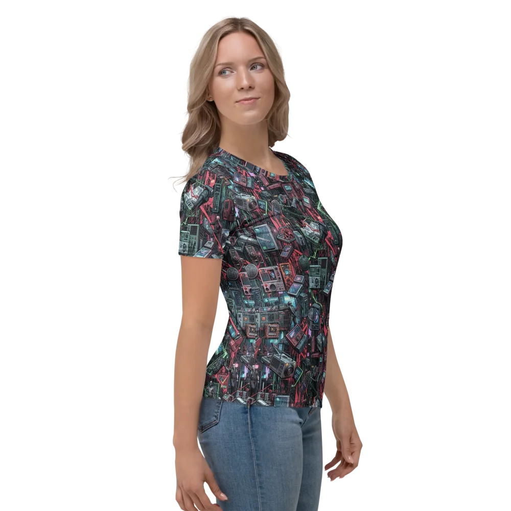 Circuit Catacomb on Women's Crew Neck T-Shirt — Right