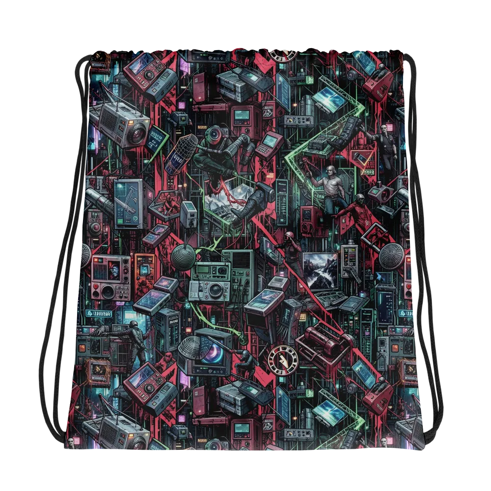 Circuit Catacomb on Drawstring Bag — Photo