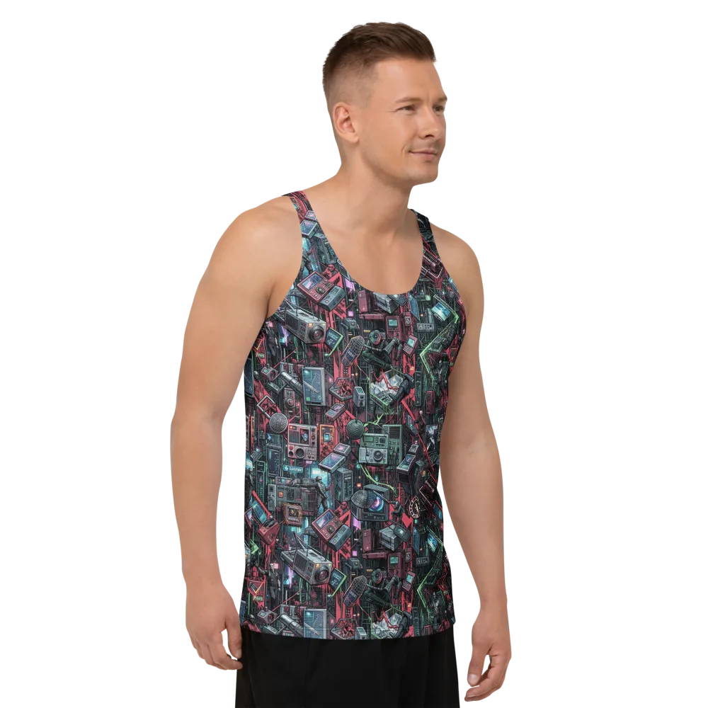 Circuit Catacomb on Men's Tank Top — Right Front