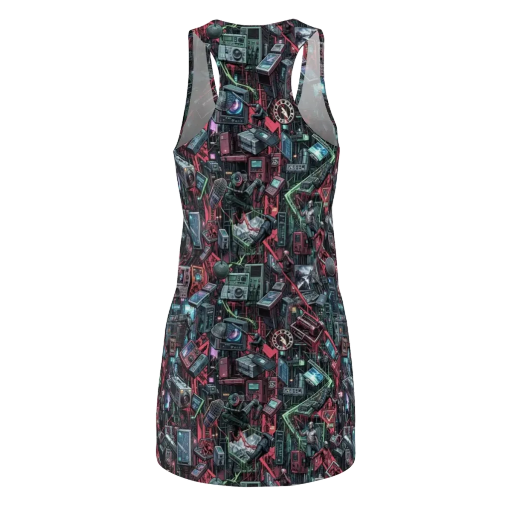 Circuit Catacomb on Racerback Dress — Back
