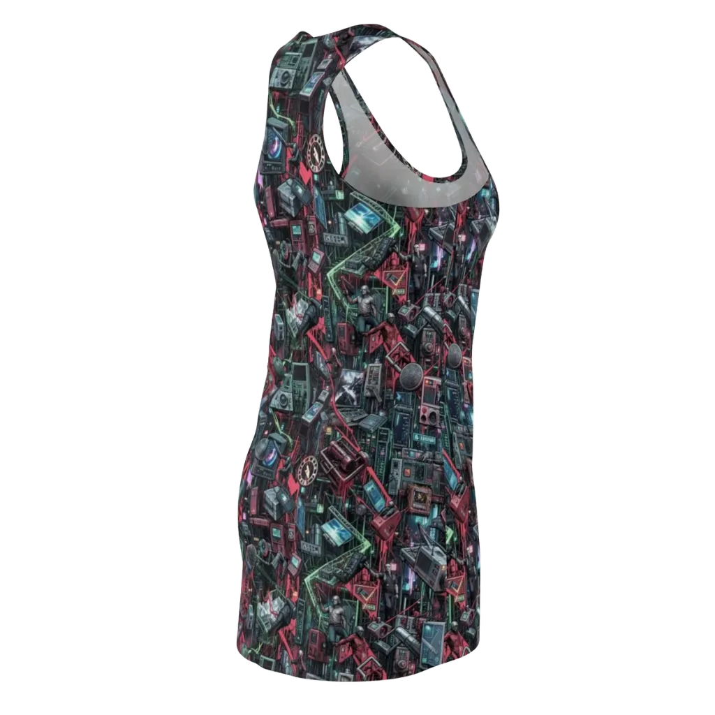 Circuit Catacomb on Racerback Dress — Back Side