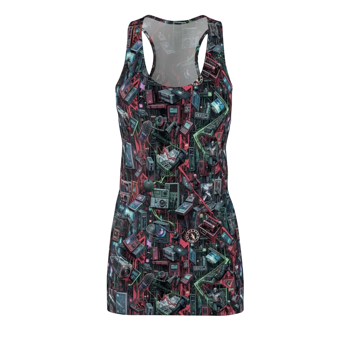 Circuit Catacomb on Racerback Dress — Front