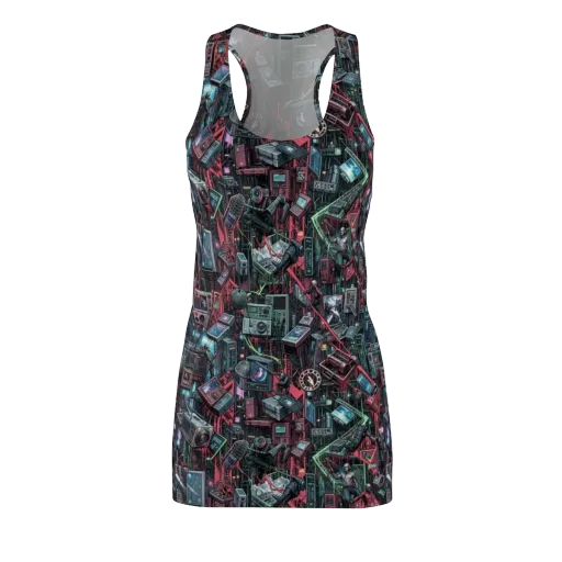Circuit Catacomb on a Racerback Dress