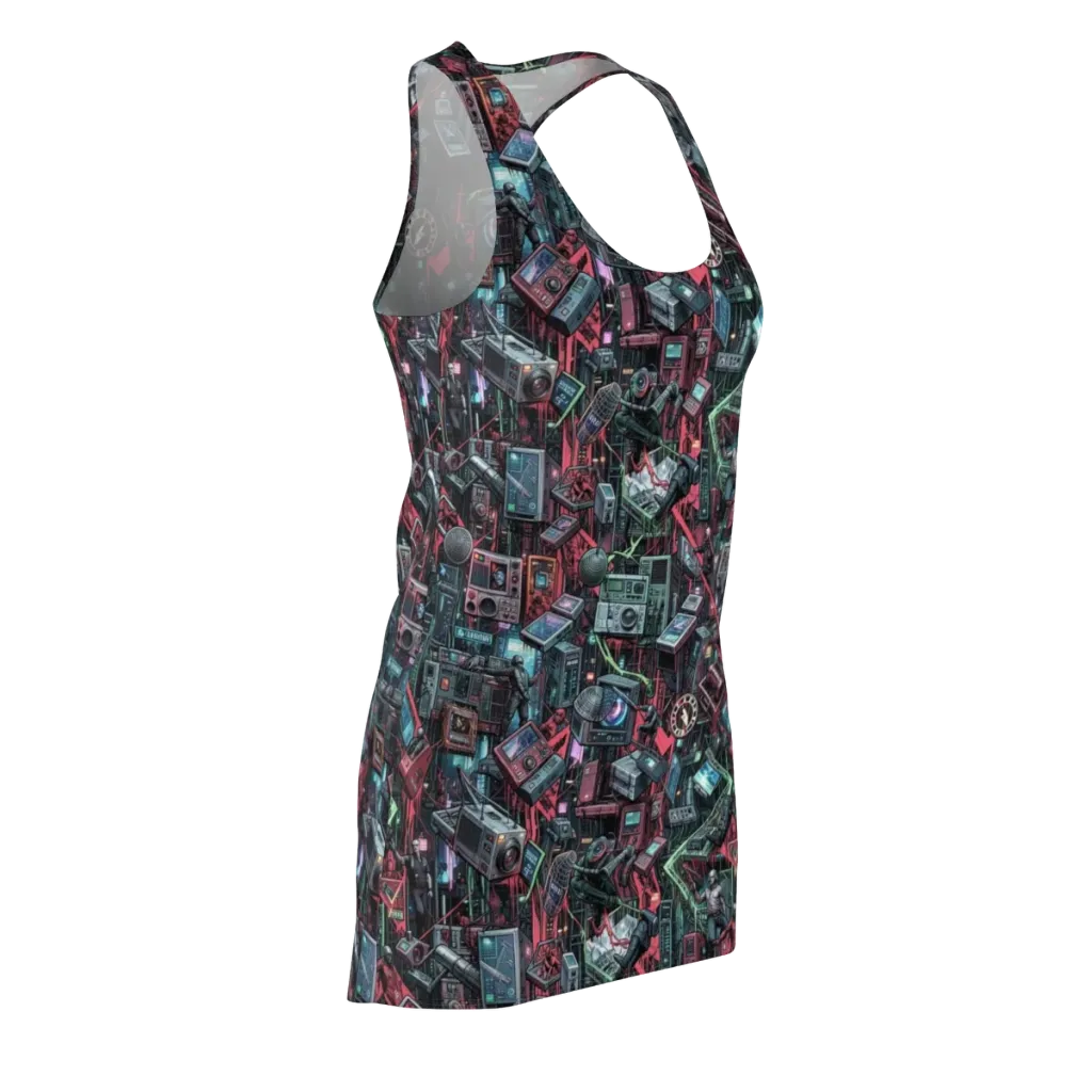 Circuit Catacomb on Racerback Dress — Front Side