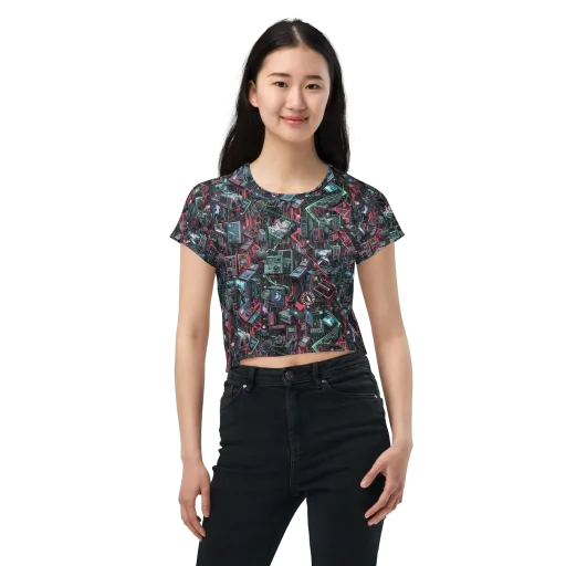 Circuit Catacomb on a Crop Tee