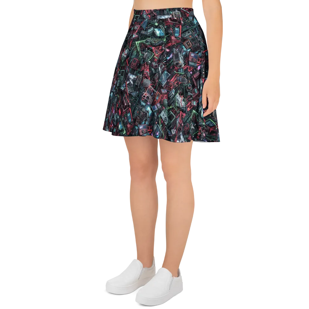 Circuit Catacomb on Skater Skirt — Left