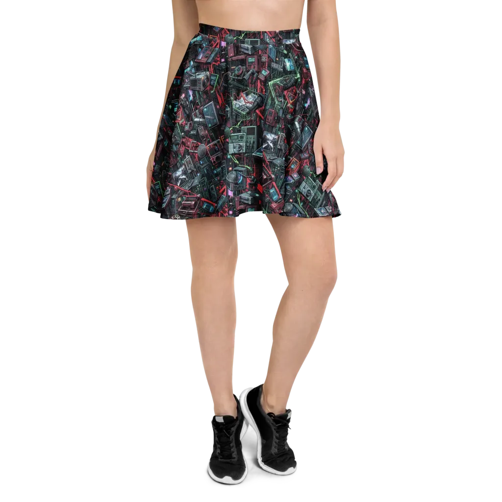 Circuit Catacomb on Skater Skirt — Front