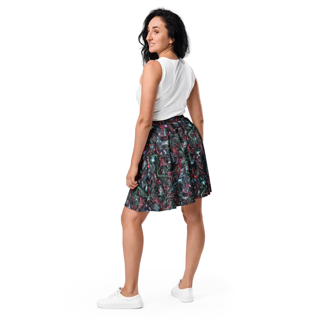Circuit Catacomb on Skater Skirt — Back