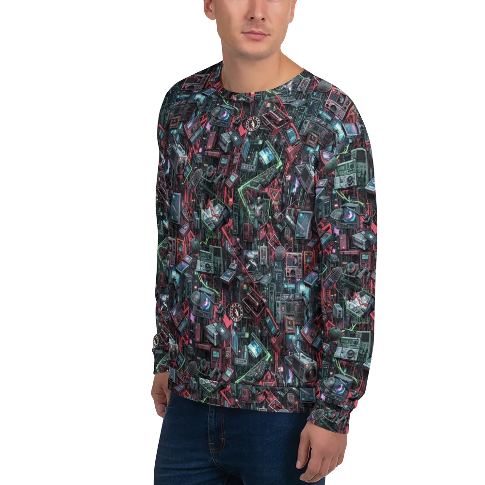Circuit Catacomb on Sweatshirt — Left Front