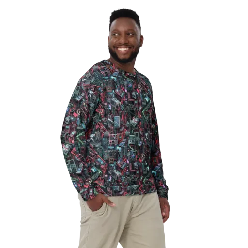 Circuit Catacomb on a Sweatshirt