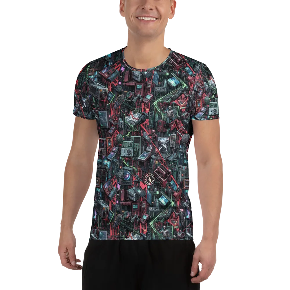 Circuit Catacomb on Men's Athletic T-Shirt — Front